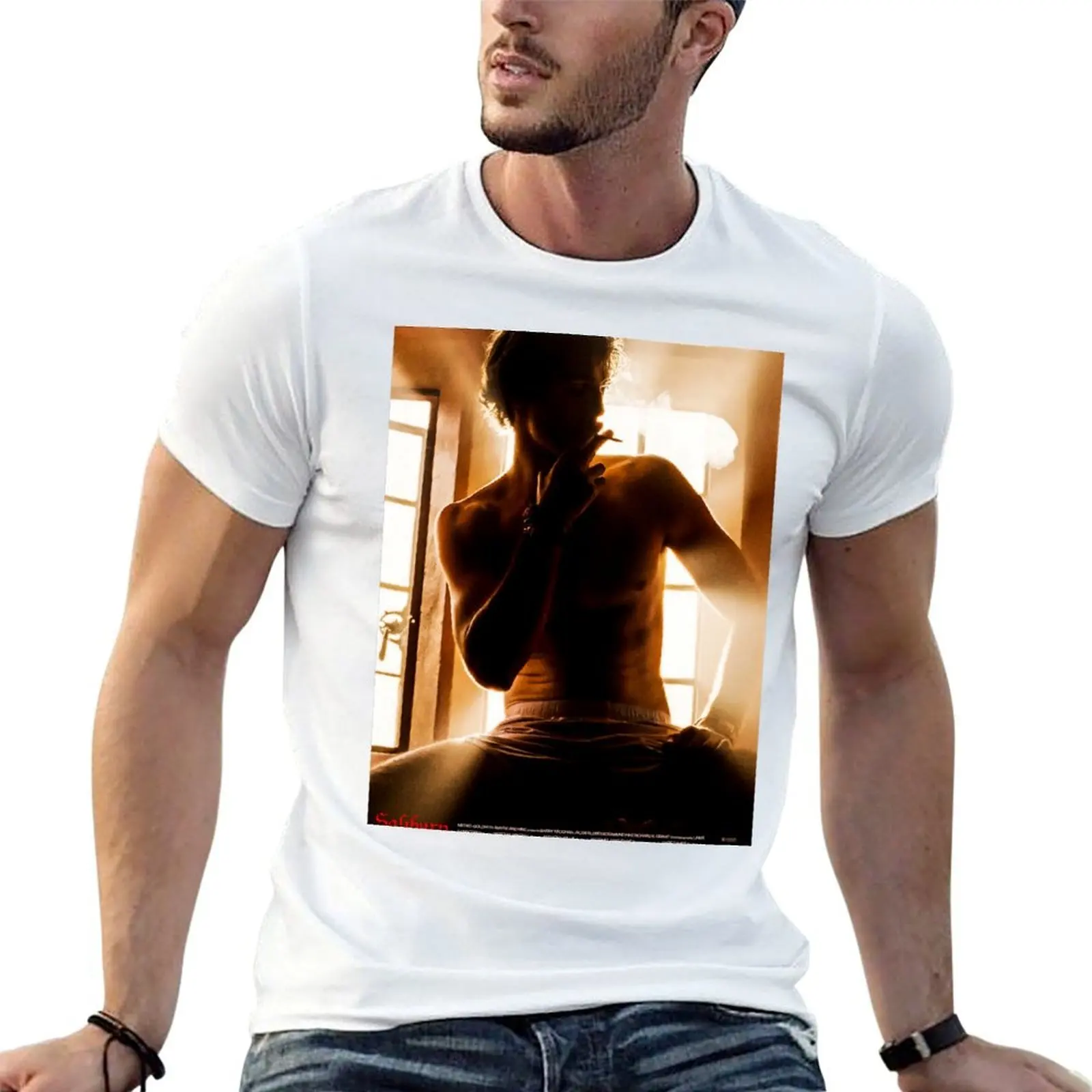 

Saltburn (2023) Film, Barry Keoghan, Jacob Elordi T-Shirt funny t shirts man t shirts for man cotton soft T-Shirt