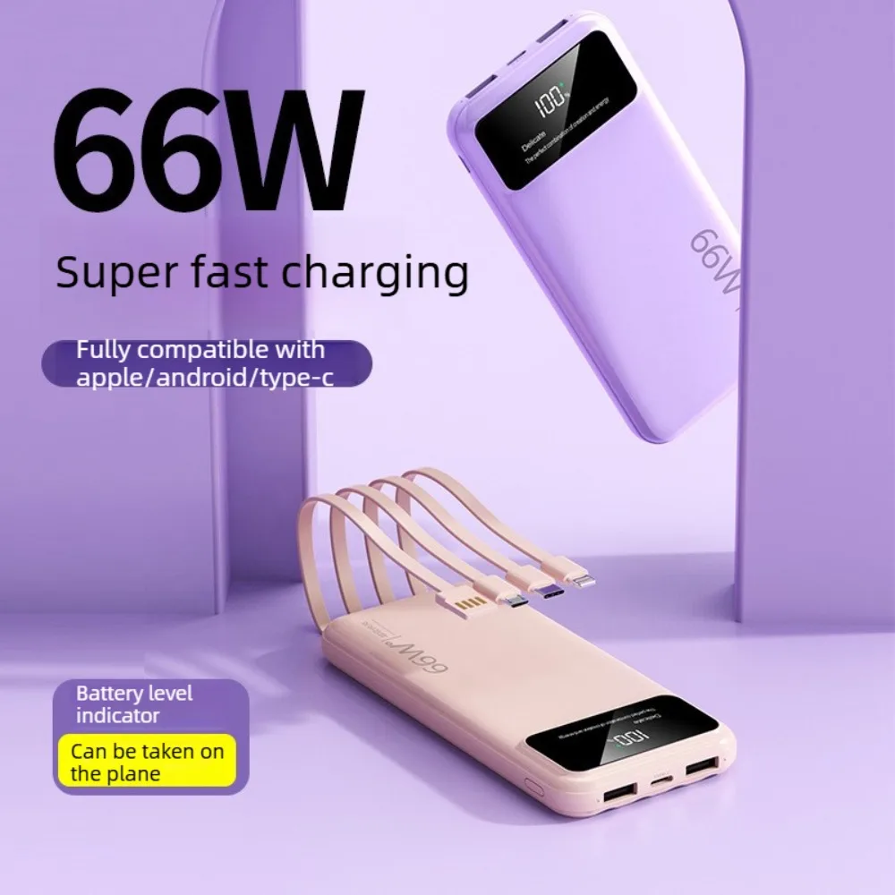 

50000mAhs Power Bank Portable Fast Charging External Battery Charger For Xiaomi, Huawei, Apple & Android Phones