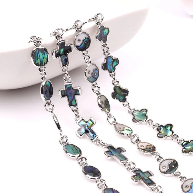 1PCS Summer Fashion Animal Whale Butterfly Water Drop Love Abalone Shell Bracelet Foot Chain Dual Purpose Female Cheap Item