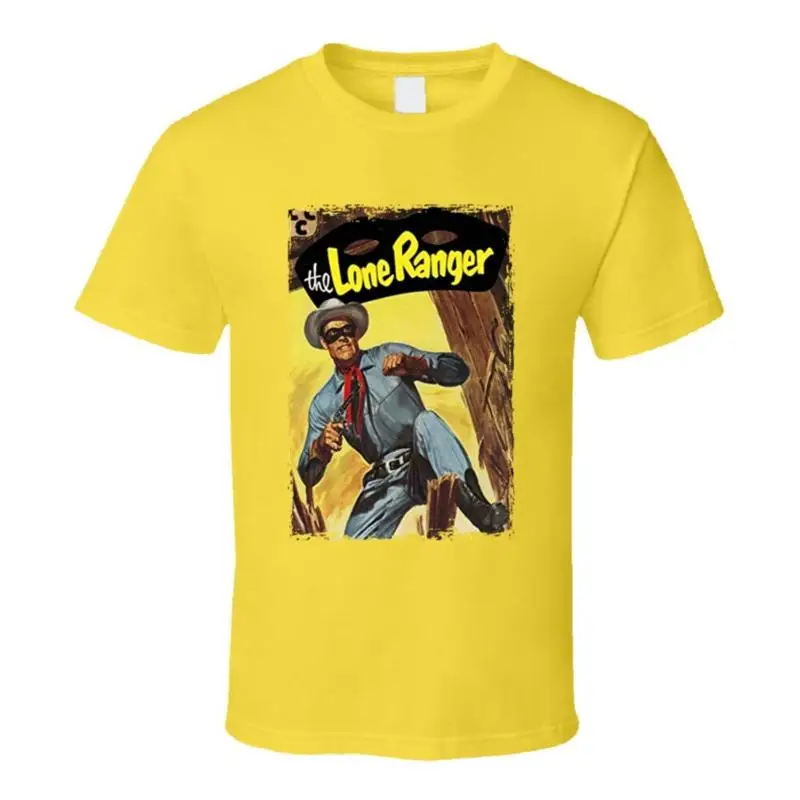 تي شيرت The Lone Ranger Retro Comic Book Cover