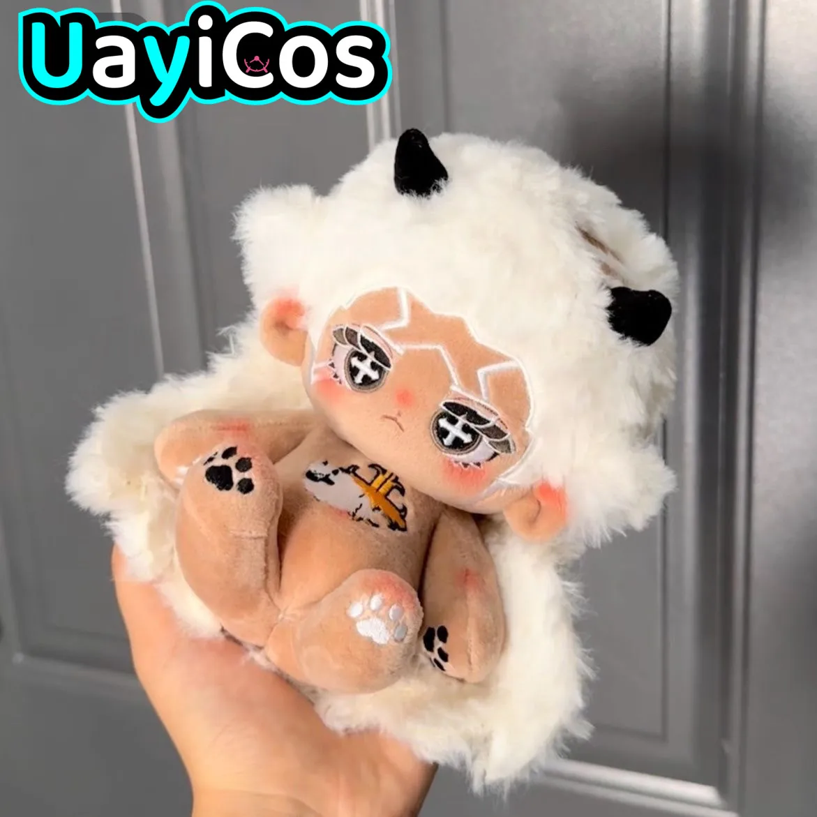 

20cm Anime No attributes Monster Blue Elf Cartoon Stuffed Plushies Doll Clothes Pillow Ornaments Cute Figure Game Toy Kids Gift