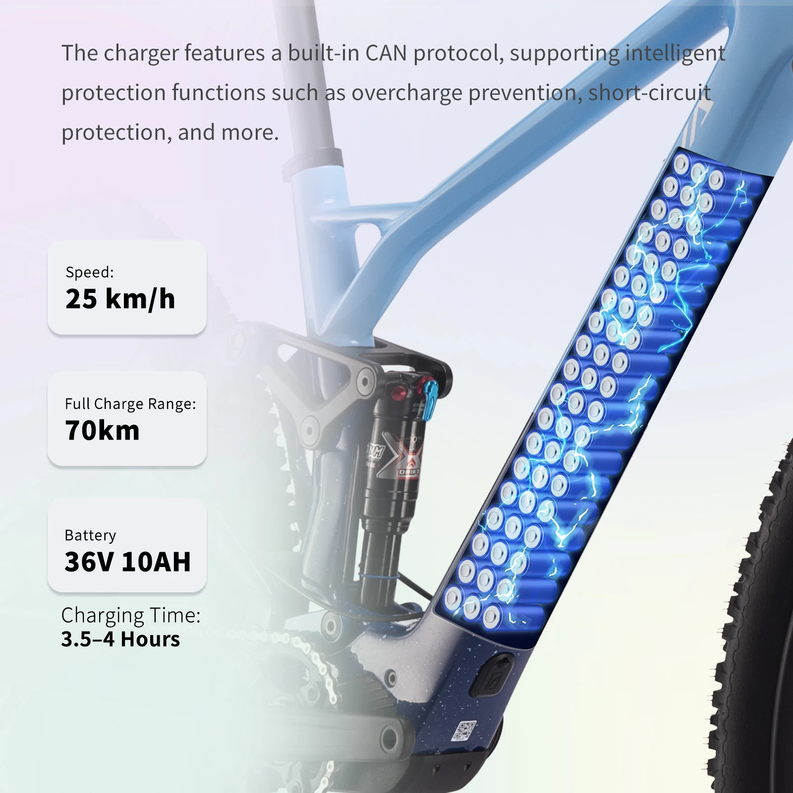 

Электровелосипед SAVA E-BIKE, горный велосипед с полной подвеской, карбоновая рама, 36В 10Ач, запас хода 70 км, 12-скоростной, с электроприводом