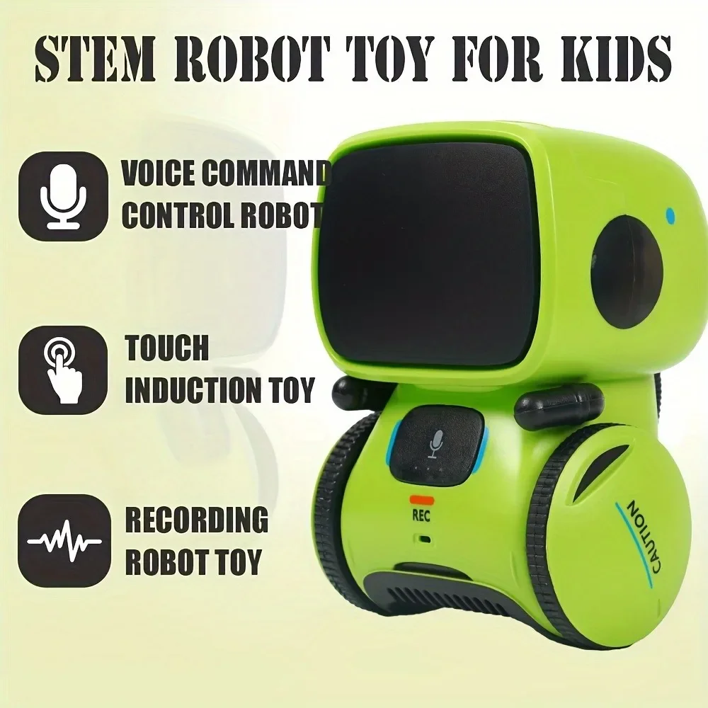 Multiple Languages Smart Voice Interactive Robot Dialogue Touch Mini Robot Recording Voice Changing Children's Toy Christmas - Image 4