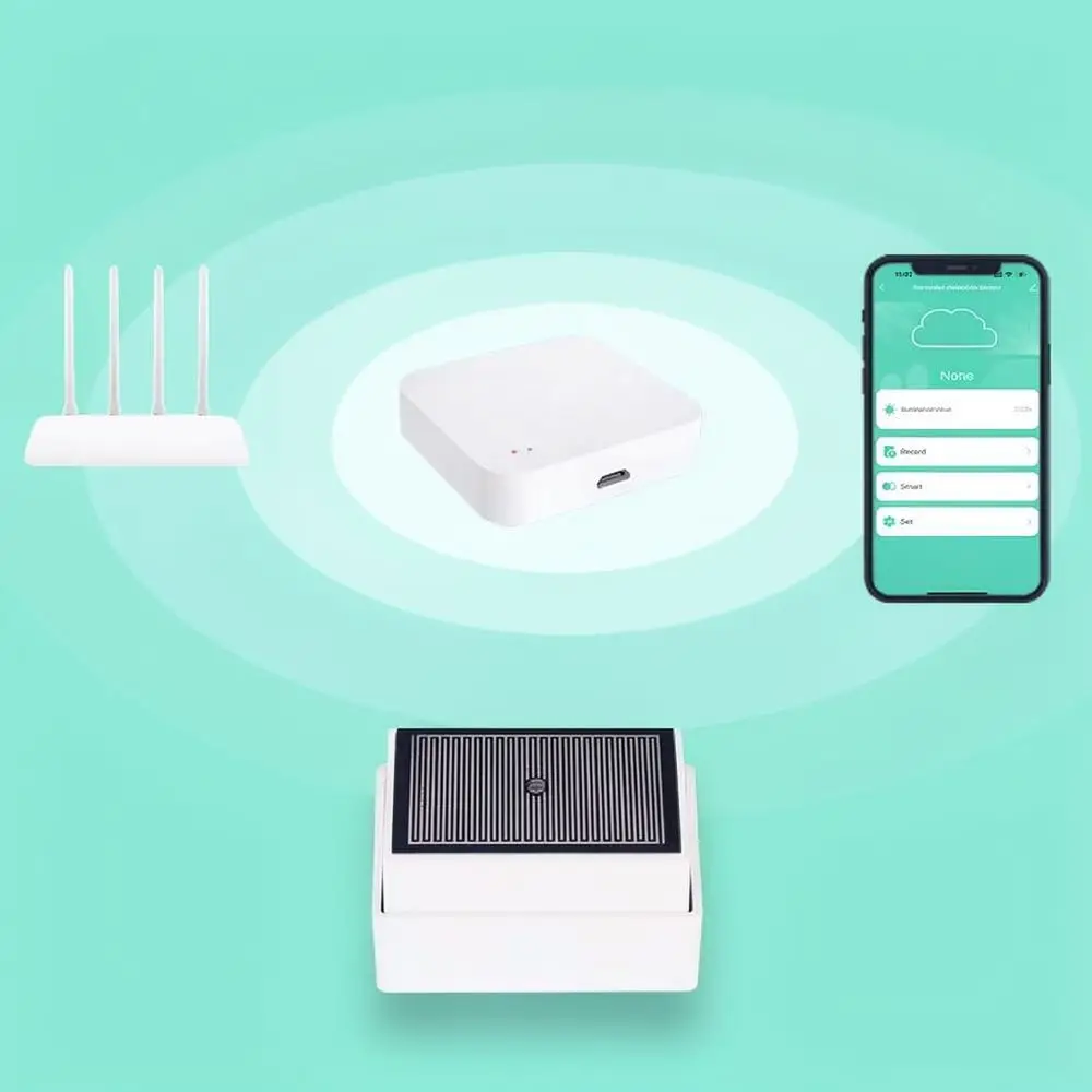Wireless Zigbee Rainfall Sensor Smart Weather Detector For For Home Assistant Z2M Automation Outdoor Garden Water Monitor