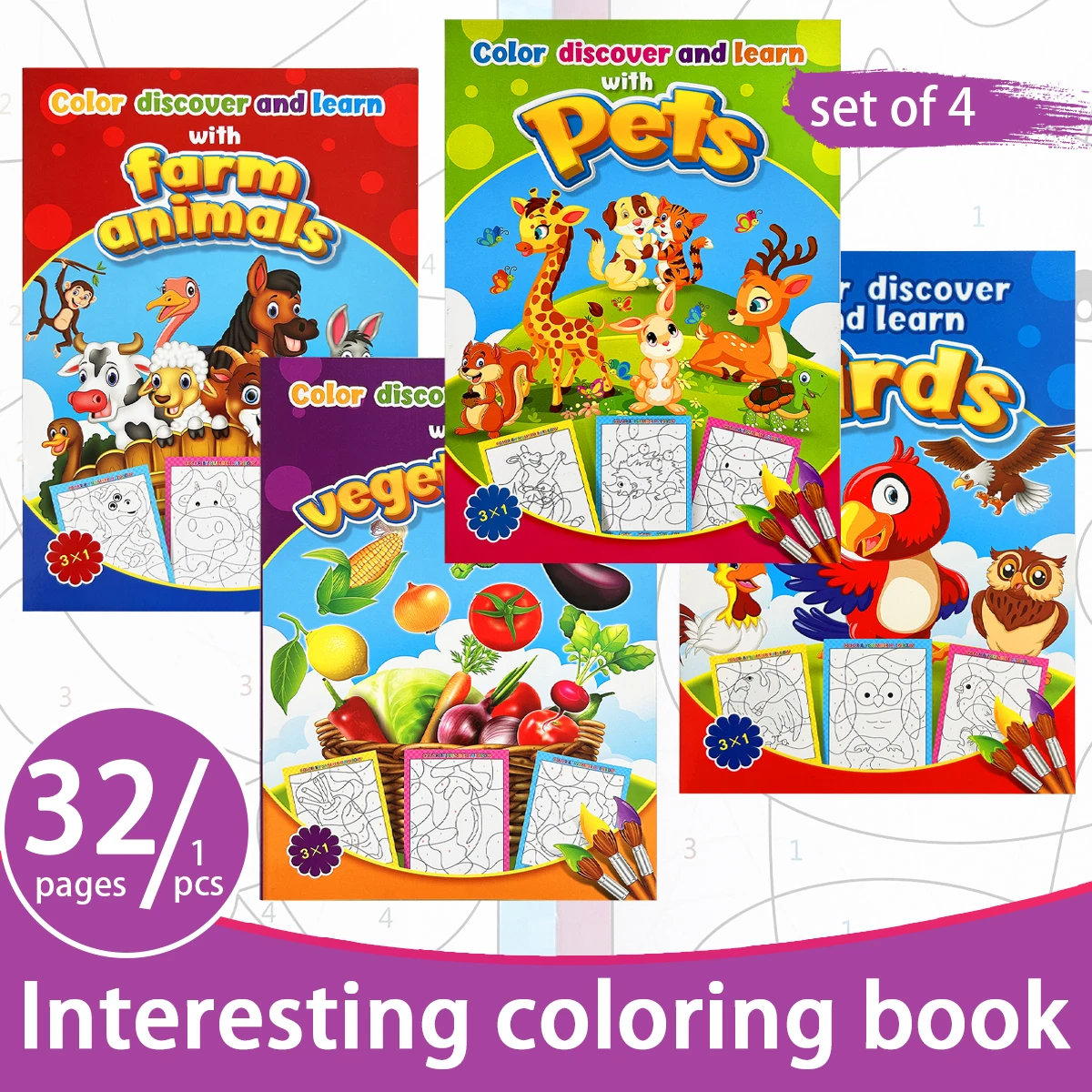 Colorful digital activity book, improves hand eye coordination, stimulates brain development, Christmas and New Year party gifts