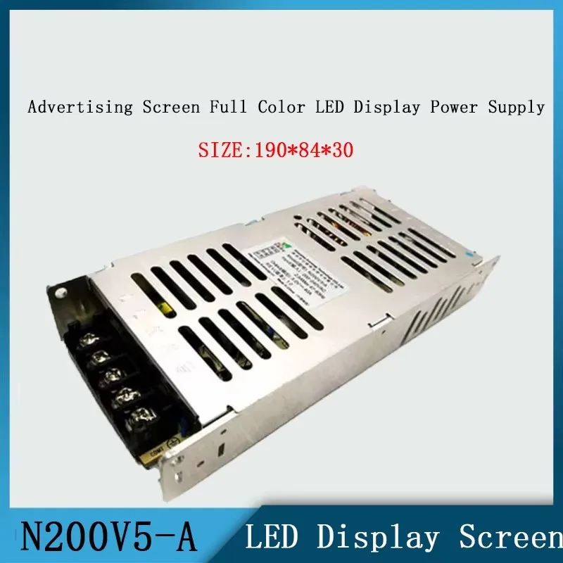 

200 Вт N200V5-A Входное напряжение 200/240 ВА Электронный экран Рекламный экран Полноцветный светодиодный дисплей Источник питания