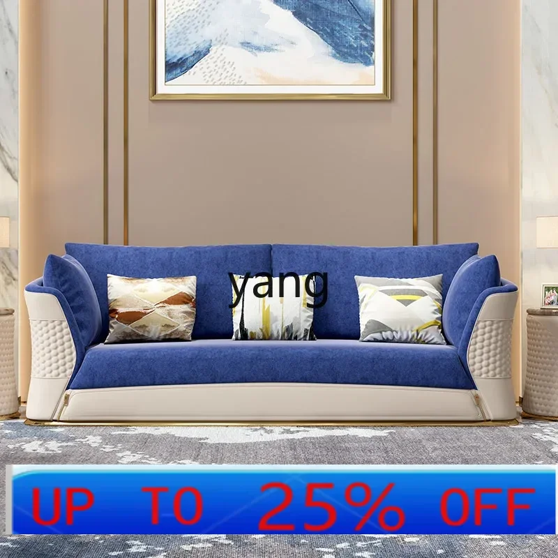 

LTT post-modern light luxury fabric sofa concubine multi-person combination fashionable living room furniture