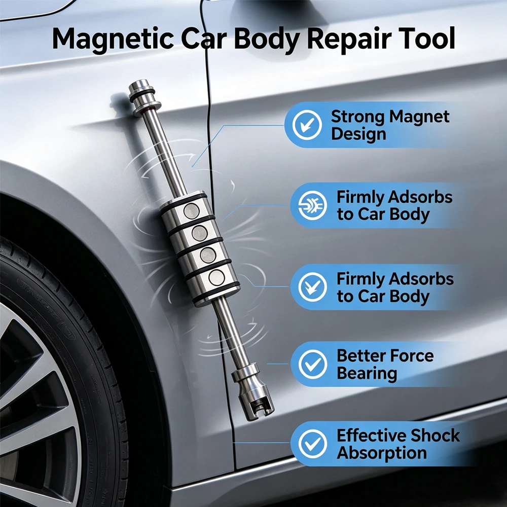 Magnetic PDR Slide Hammer Dent Puller For Car Hail Damage Depression Dent Removal