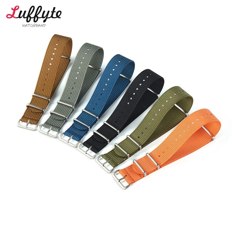 ナイロンウォッチストラップ,18mm,20mm,22mm,ミリタリーブレスレット用,交換用アクセサリー
