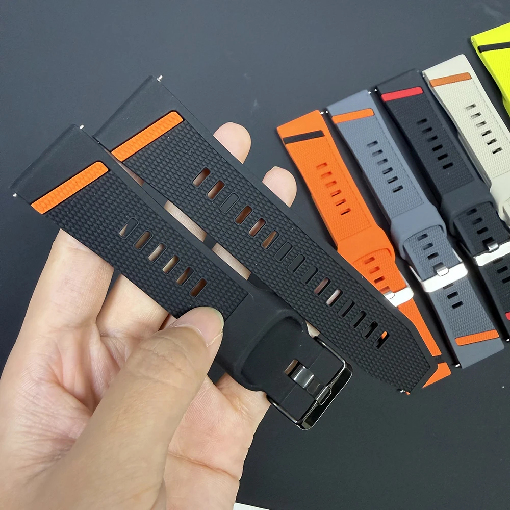 1:1 Original Silicone Strap For Huawei Watch GT 7 Pro Gt 7 6 5 4  46mm Sport Band For Xiaomi Watch Color 2 S5 S4 Bracelet Correa