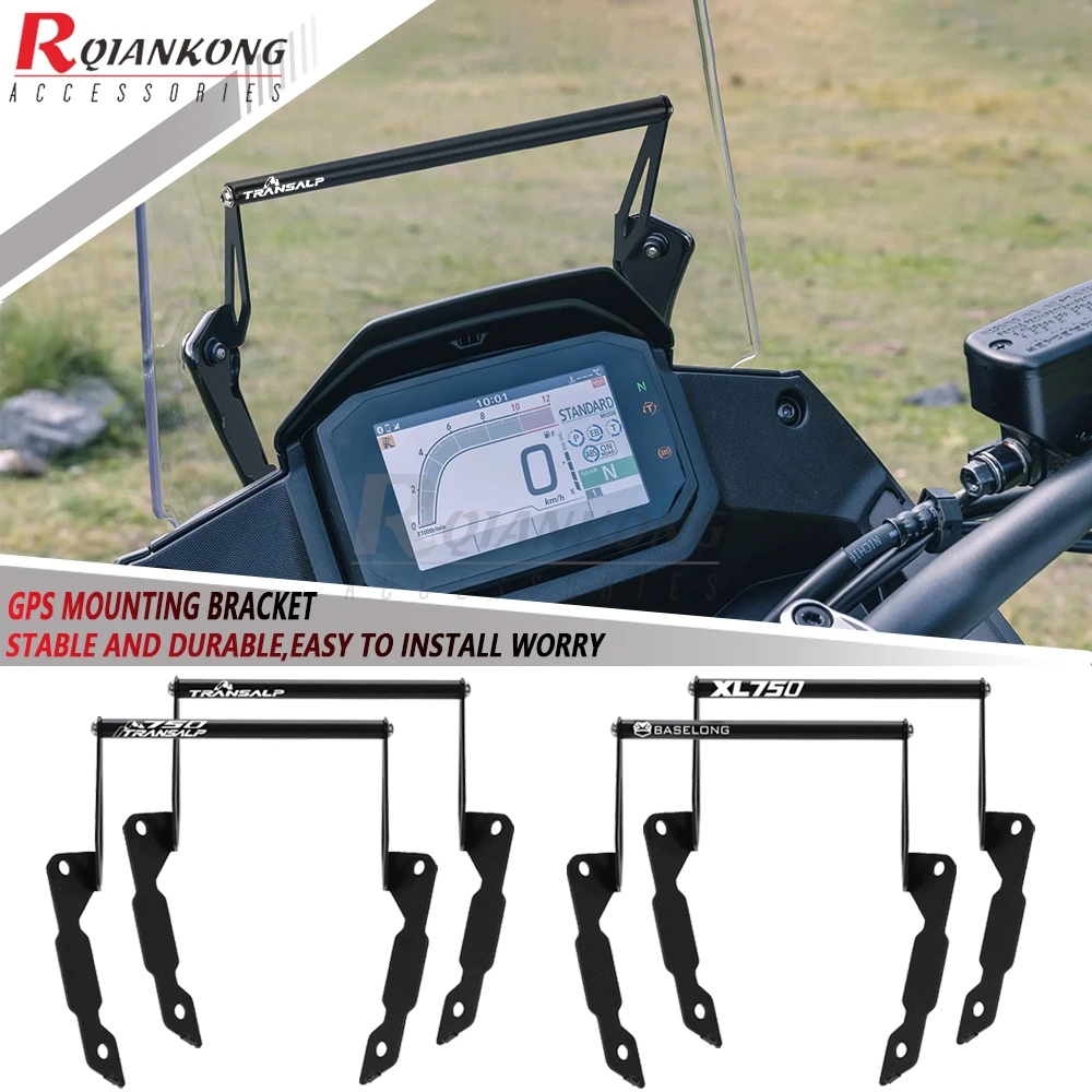 

GPS Navigation Plate Bracket Motorcycle Accessories Phone Holder Stand For Honda XL750 Transalp 750 TRANSALP 2023 2024 2025