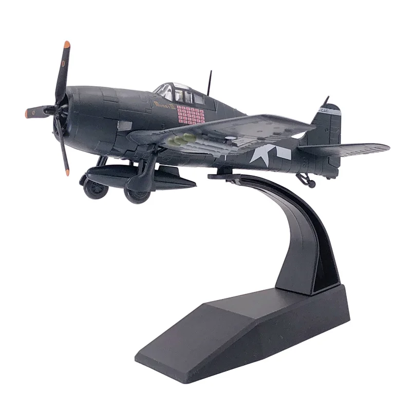 1:72 1/72 Scale WWII US F6F Hellcat Fighter Diecast Metal Plane Aircraft Model Children Gift Toy Ornament