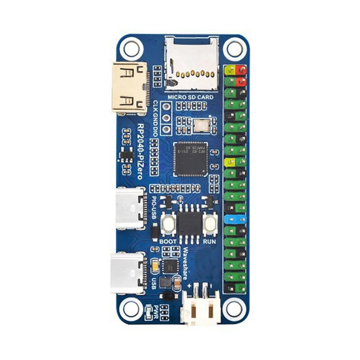 RP2040-Pizero Development Board Based on RP2040 Dual-Core Processor Compatible with Raspberry Pi Gpio Interface Module