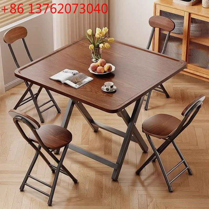 Складной стол для маджонга. Обеденный стол на открытом воздухе для небольшой квартиры. Простой.