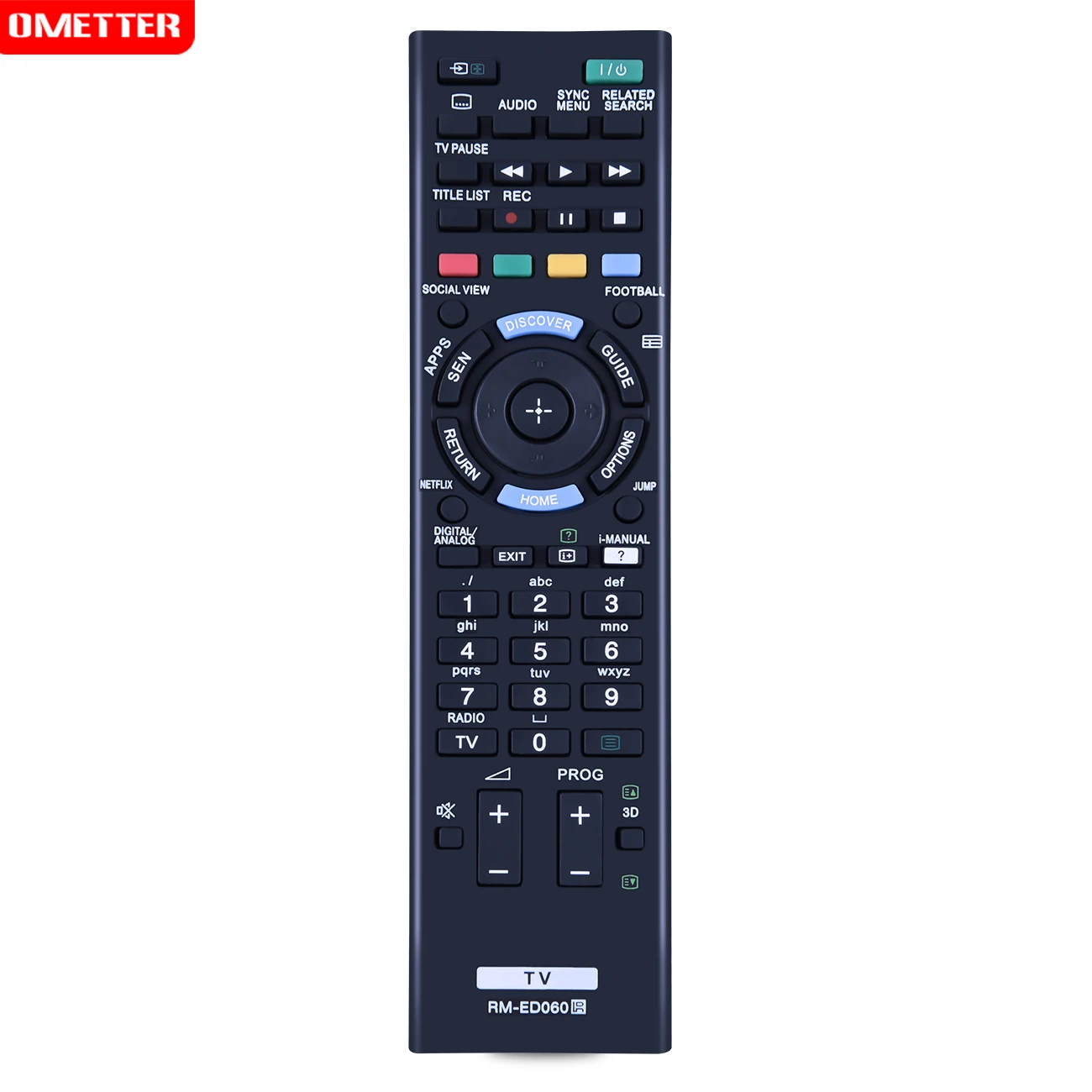 NEW RM-ED060 Replacement for Sony TV Remote Control KDL-42W815B, KDL-42W817B, KDL-42W828B