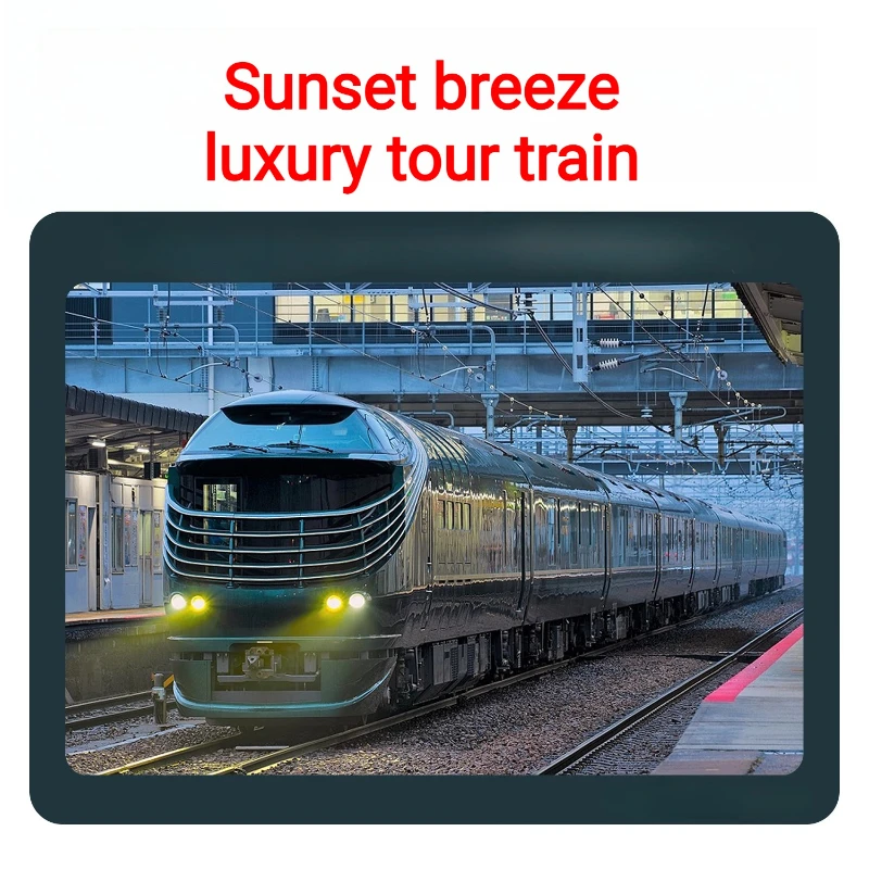 

Tomix N-type 1/160 Toy Train 97912 Higurashi Mizuki Luxury Train Exquisite Packaging 10-section Train Set Boy Toy Gift