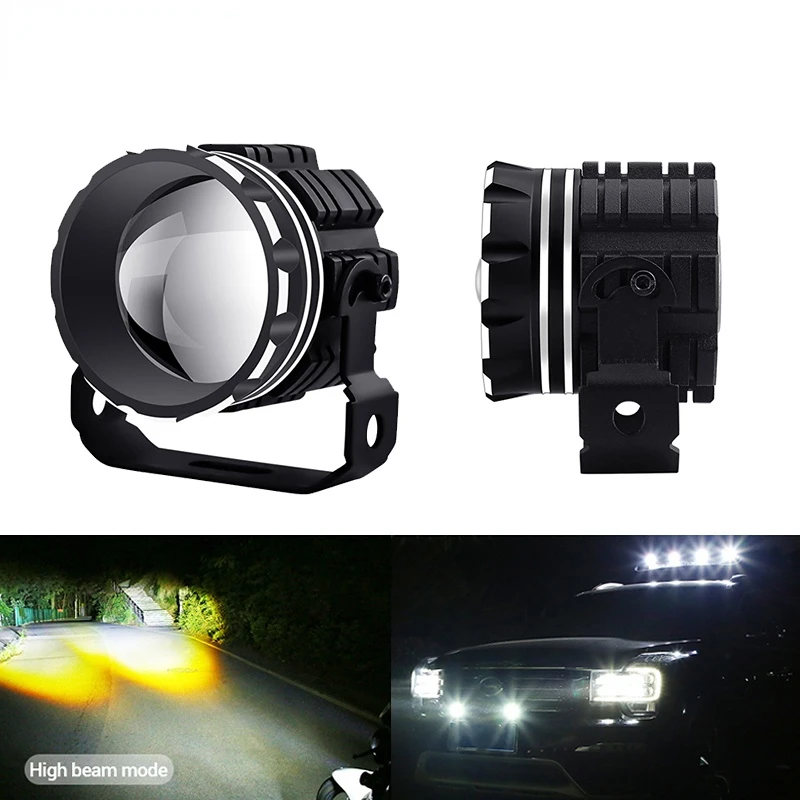 Motorcycle Super Bright Headlight Running Light Off-road LED Spotlight Strong Light Paving for 4X4,4WD,ATV,SUV Working Fog Lamp