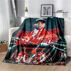 Rapper Anuel AA printed blankets Flannel Warm blanket Soft Cozy Blanket Travel Blankets bed linings Birthday Gift