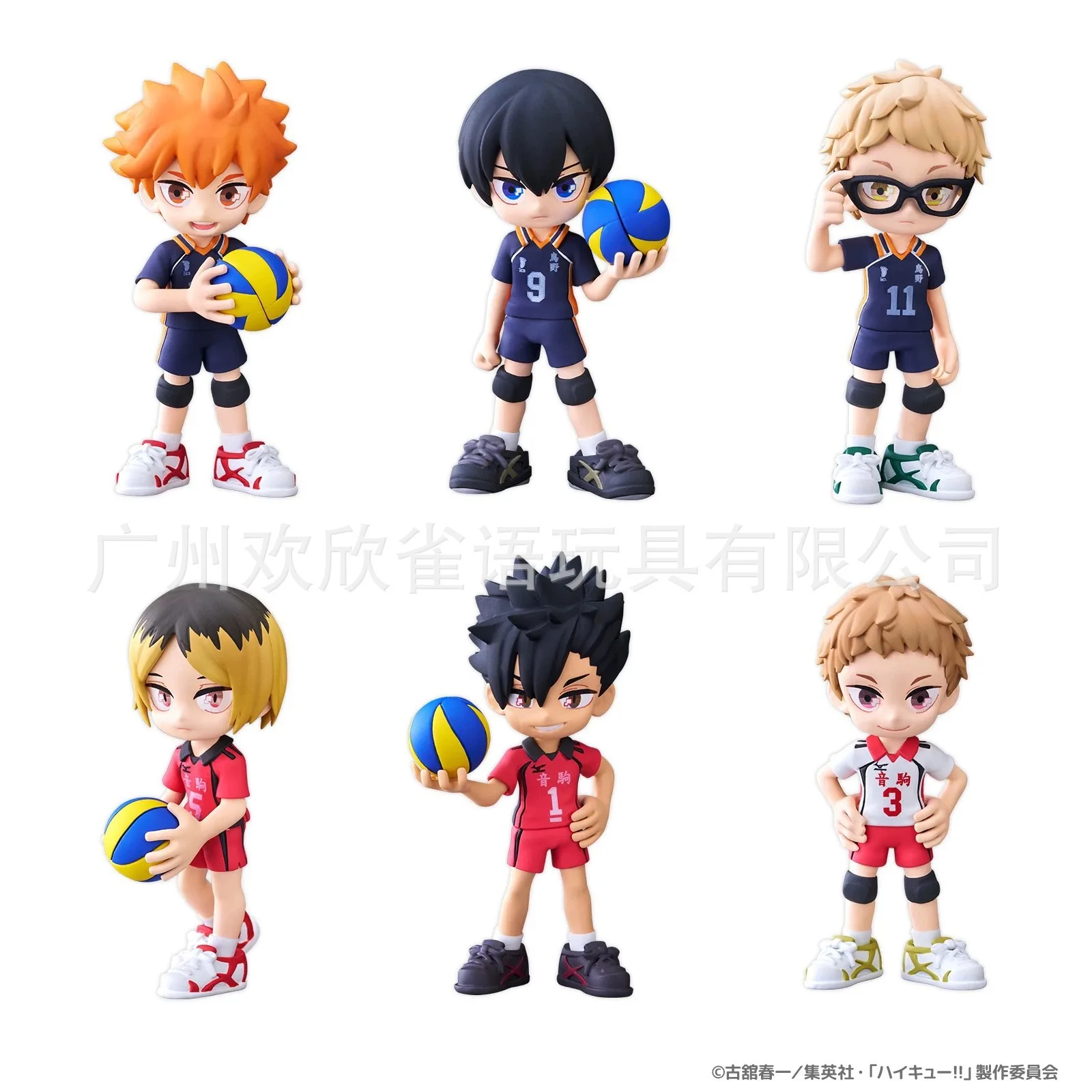 

Набор волейбольных фигурок Haikyuu, 6 шт., поколение 2 Oikawa Tooru Kozume Kenma, экшн-модель, коллекционная игрушка