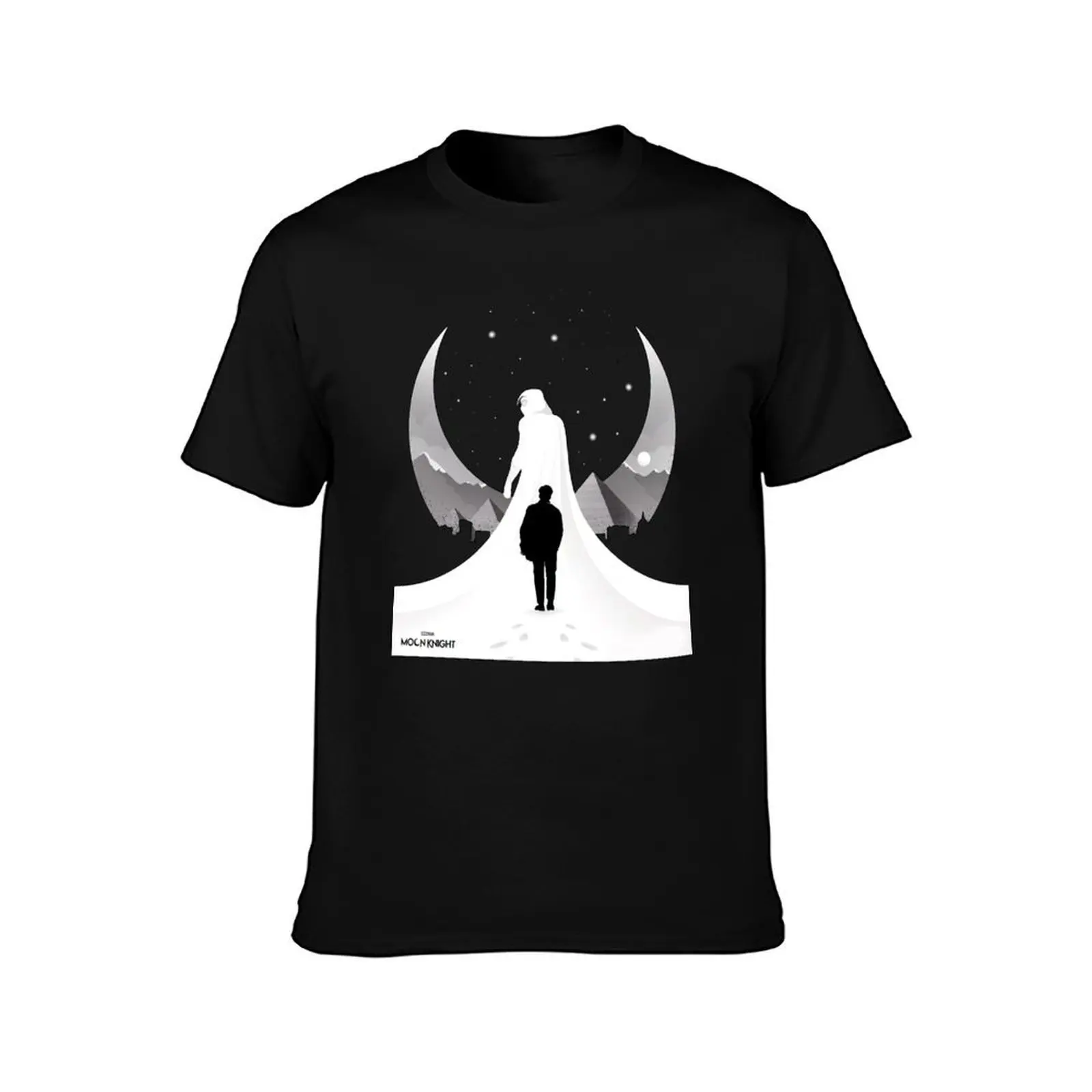 Moon And Knight T-Shirt Labor Work Casual T-Shirt