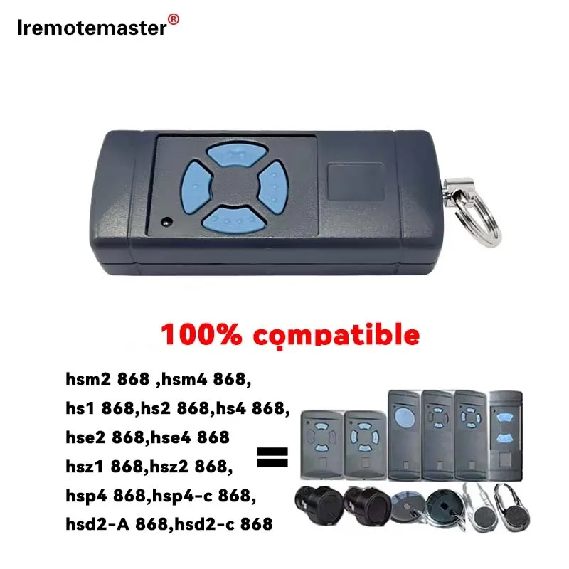 Remote Control 868 MHz HSM4 HSM2 HS2 HS4 HSE2 HSE4 HSZ1 HSZ2 HSP4 Remote Pintu Garasi Remote Command