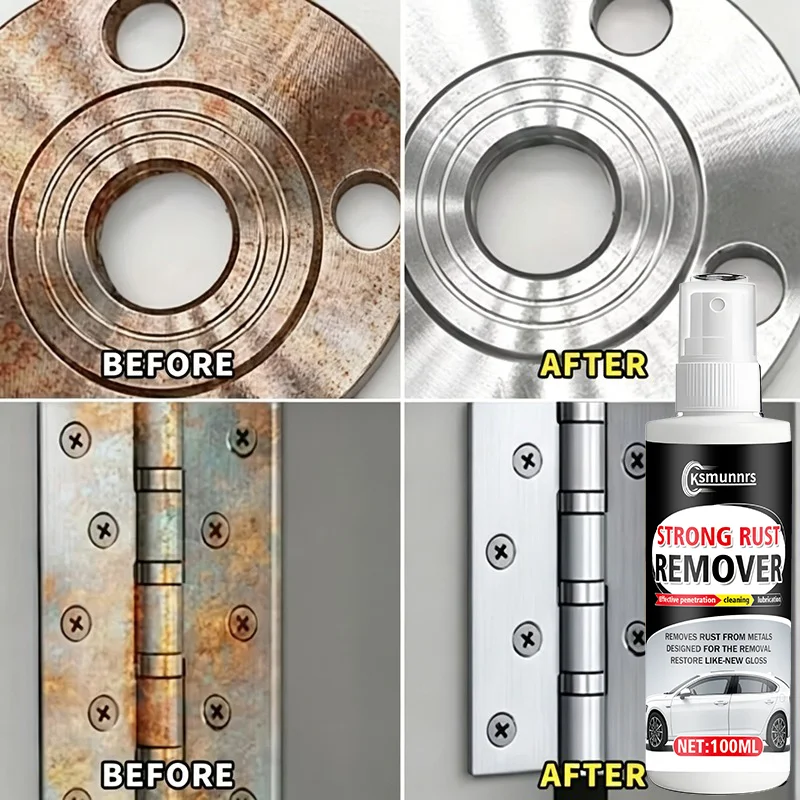 100Ml Fast-Acting Rust Eliminator | 5-Min Miraculous, Metal Shines Like New, Household Must-Have