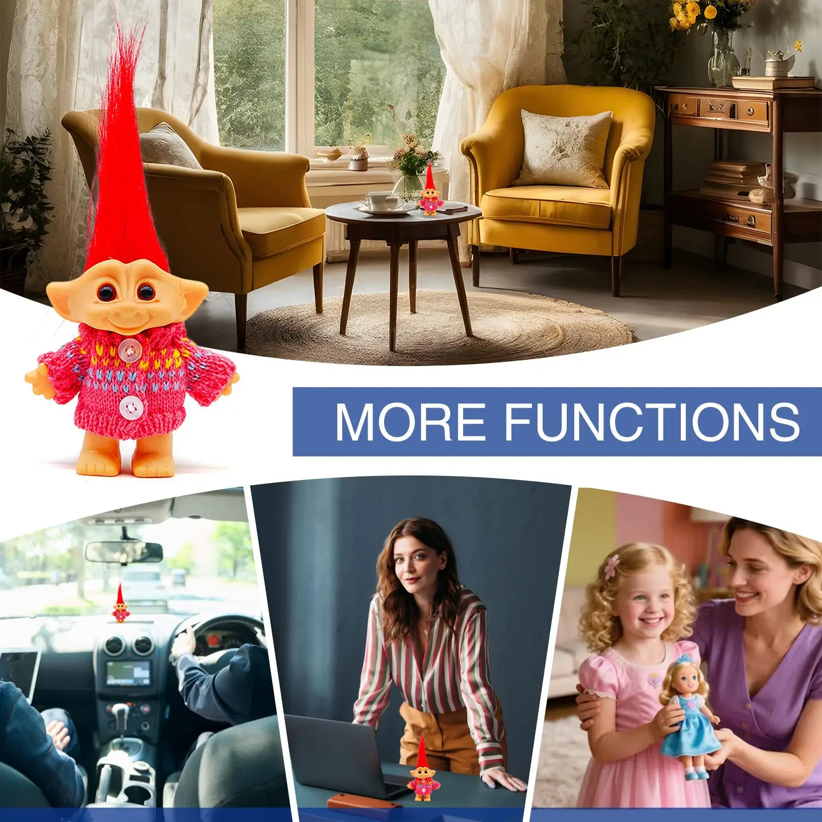 Ностальгия искусство волшебные волосы эльфы троллы индийские волосатые уродливые детские игрушки ручной работы для детей домашний школьный проект рождественские подарки Ностальгия искусство волшебные волосы эльфы троллы индийские волосатые уродливые детские игрушки ручной работы для детей домашний школьный проект рождественские подарки