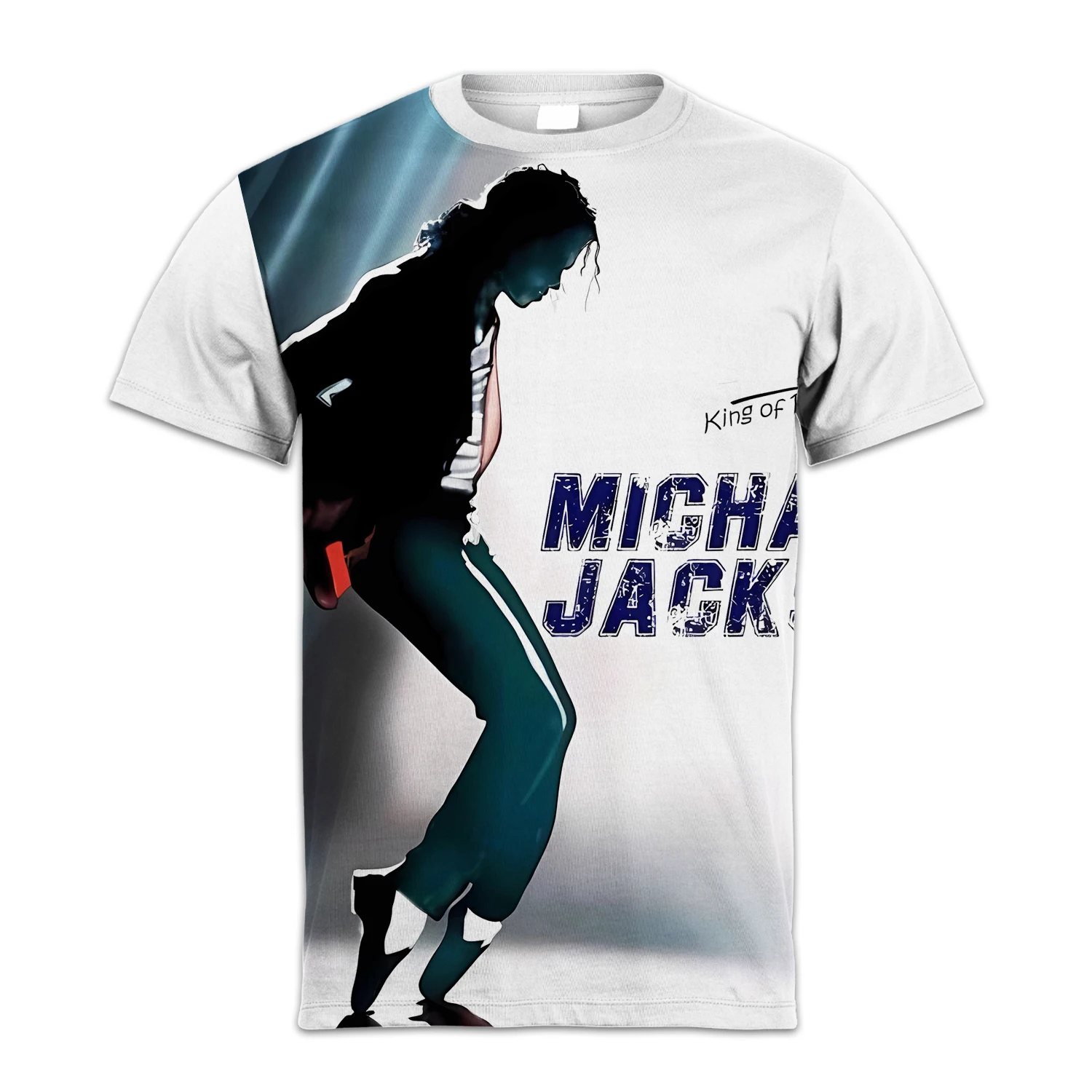 2024 TShirts Singer Michael Jackson 3D Print Casual Fashion Oversized Round Neck T Shirt Kids Boys Girls Tee Tops Tshirt Clothe