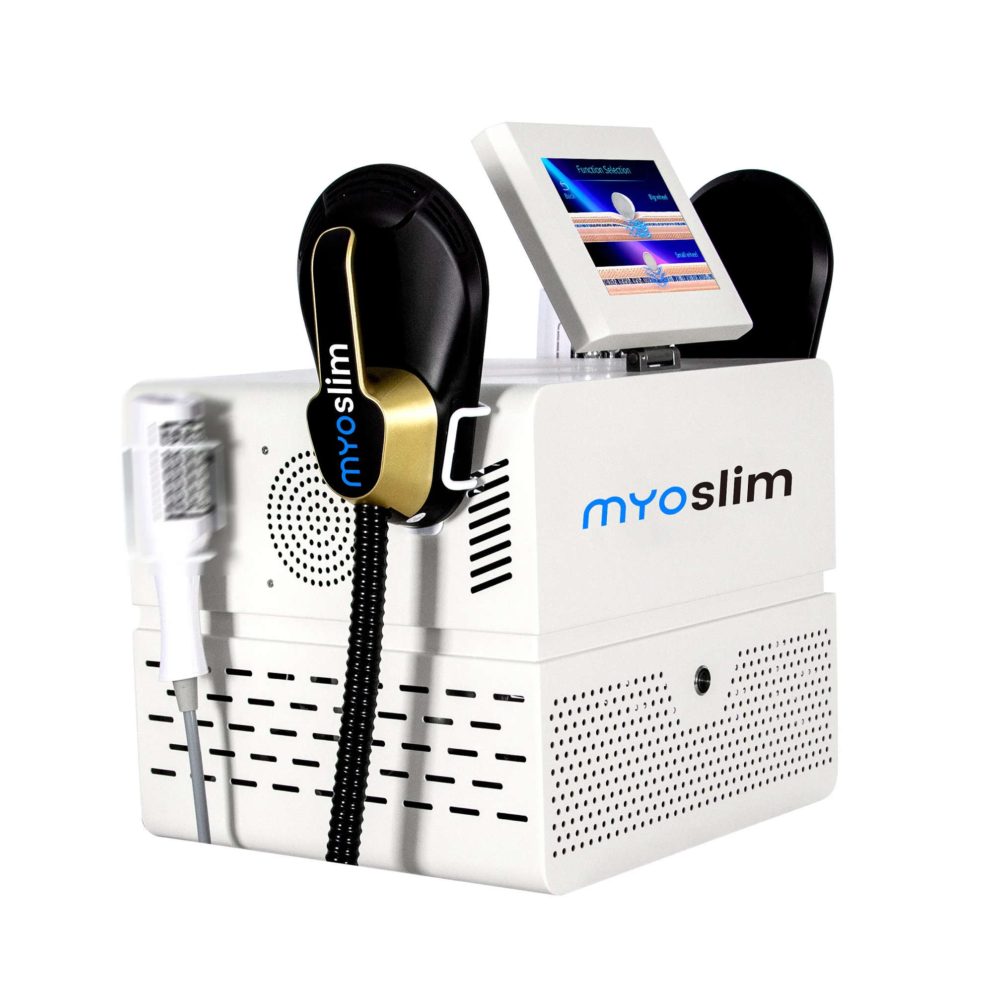 Atualize myosilm novo desktop rf corpo moldar máquina rolo de redução de gordura e emagrecimento magnético ems corpo moldar e perda de peso