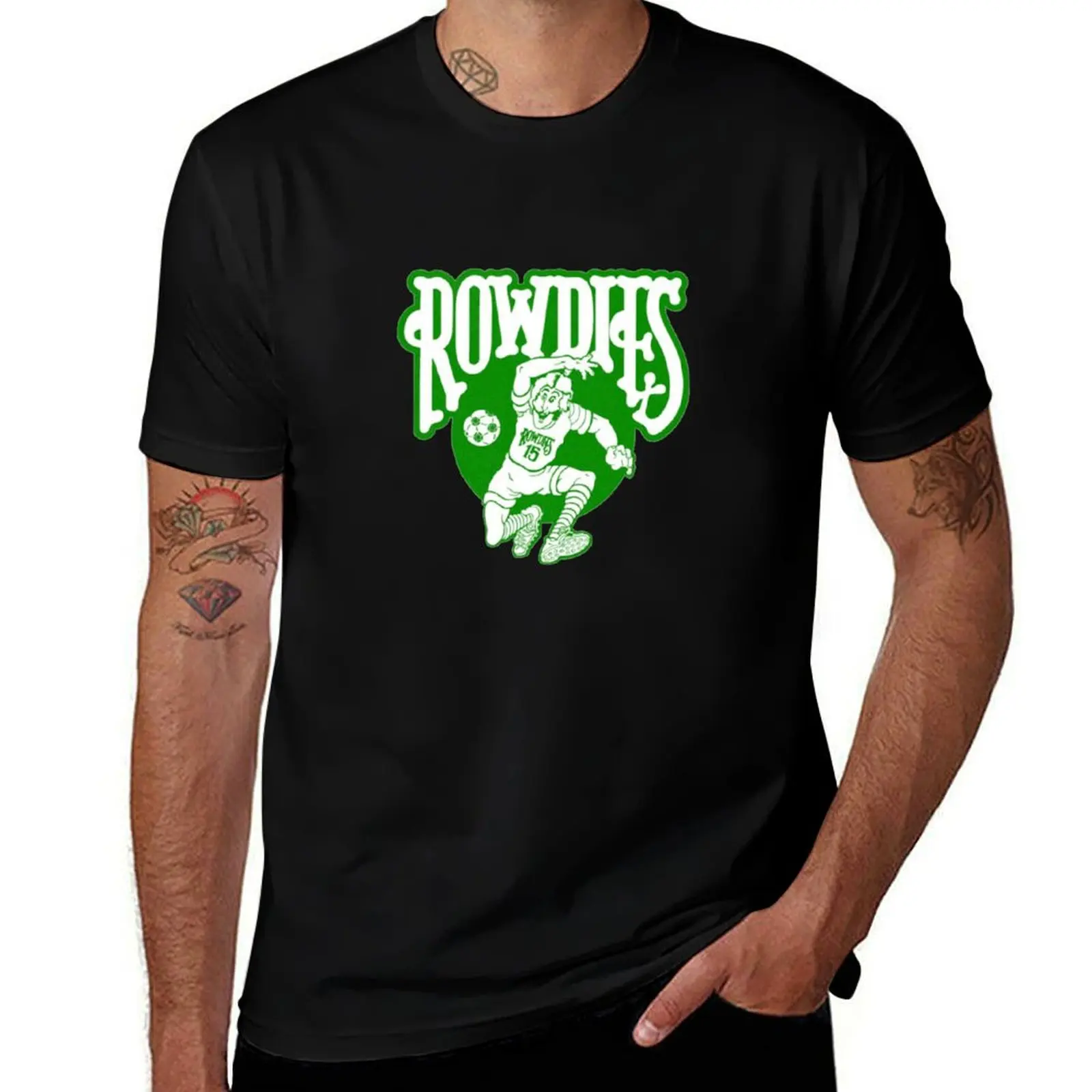 Tampa Bay Rowdies North American Soccer League (NASL) Vintage Logo T-Shirt Outdoor Work Short Sleeve Top