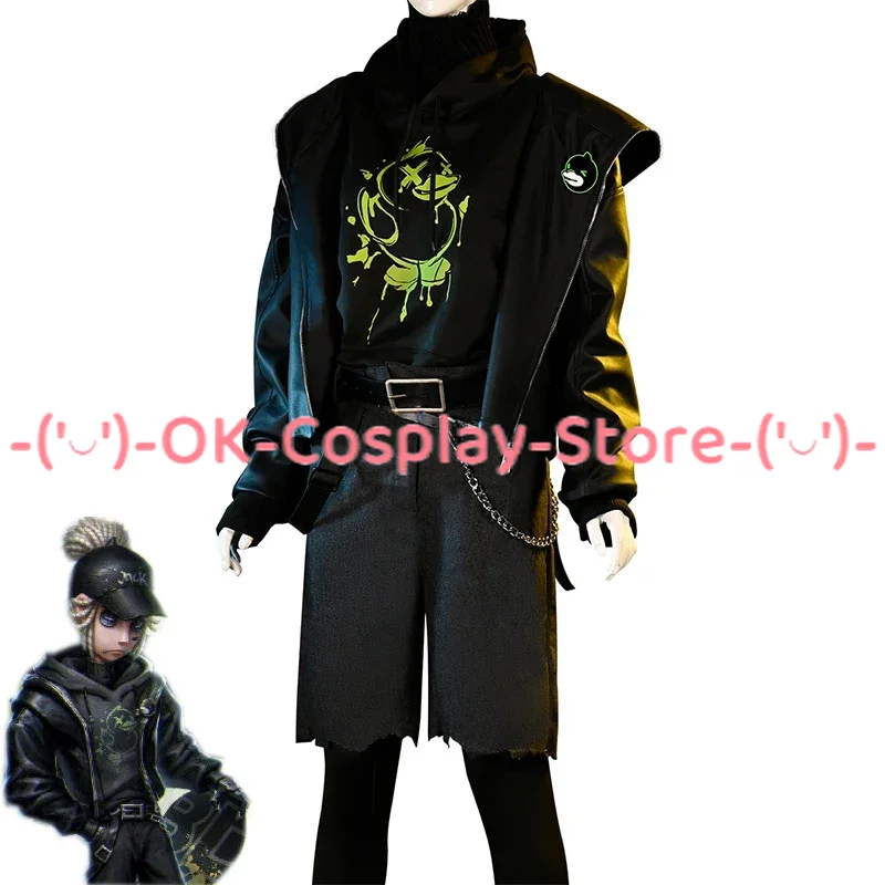 Game Identity V Mercenary Naib Subedar Cosplay Costume Casual Hip Hop Clothing With Hat Halloween Carnival Uniforms Custom Made