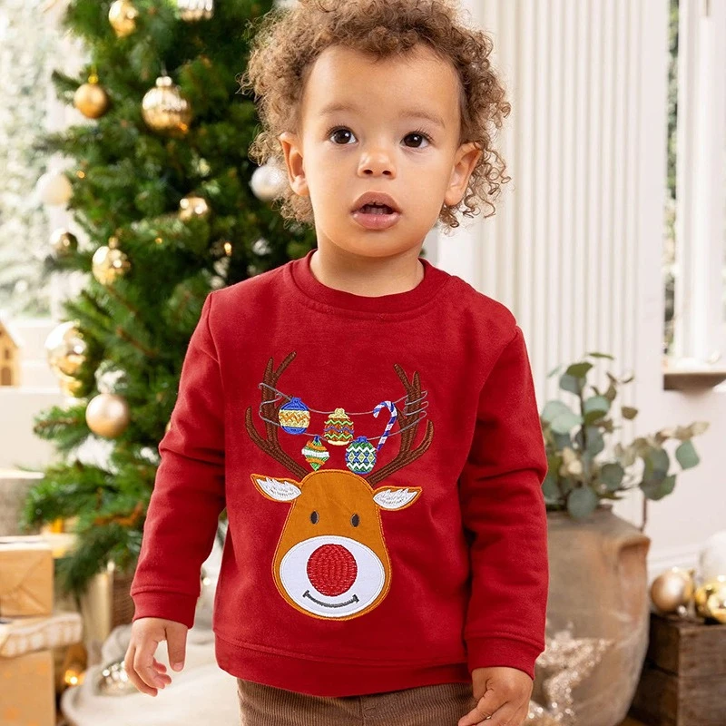Weihnachts-Sweatshirts für Kin – Embroidery Xmas Designs Bewertung und Preis