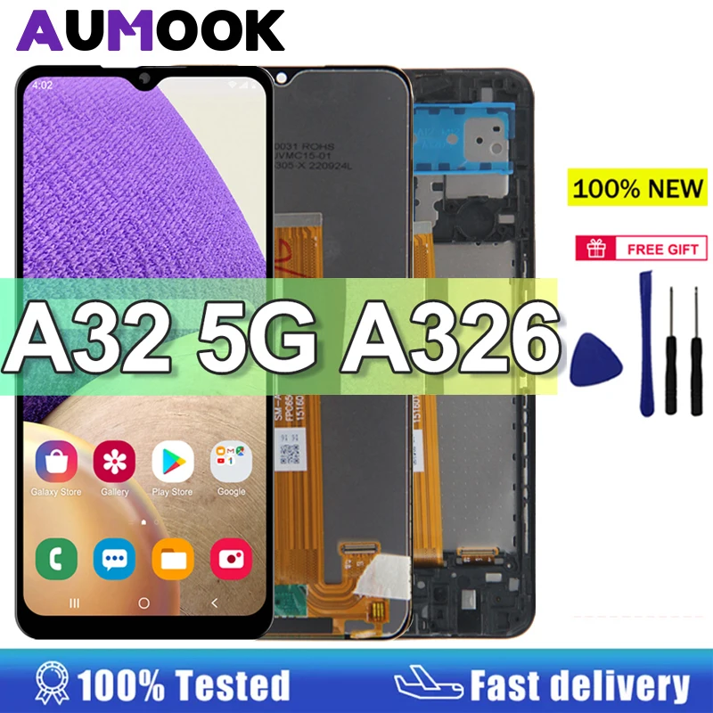 

6,5 "A32 5G Дисплей для Samsung Galaxy A32 5G ЖК-дисплей Замена сенсорного экрана в сборе для Samsung A32 5G SM A326B Дисплей