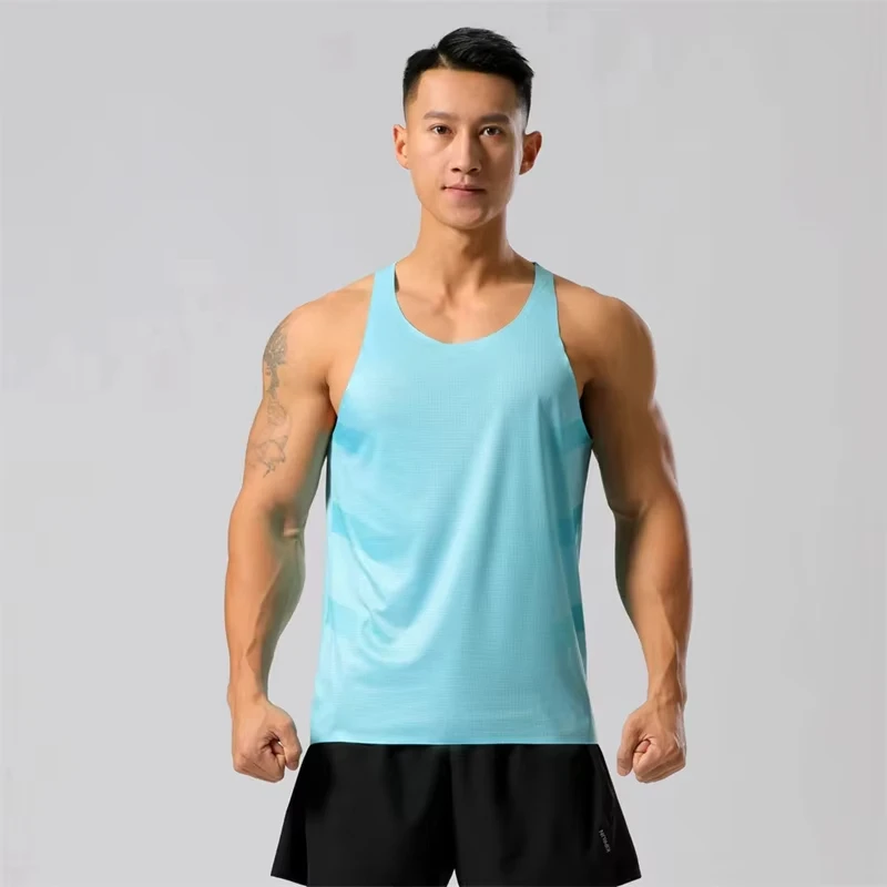 

3D Print Running Men's Tank Top Summer Leisure Fashion Fitness Crew Neck Sleeveless Shirt Outdoor Gym Sports Quick Dry Man Vest