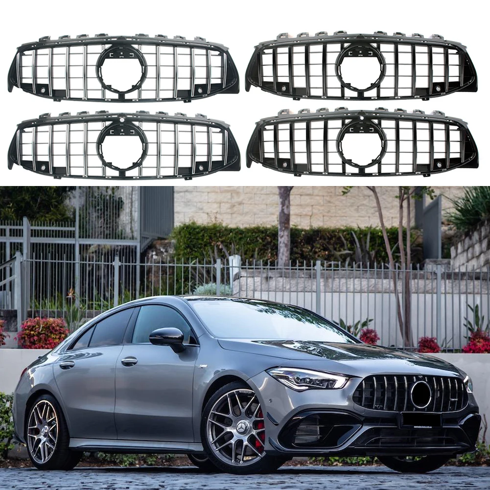 

Front Racing Facelift Grille Billet Bumper Upper Facelift Grill For Mercedes-Benz W118 CLA Class 2020 2021+