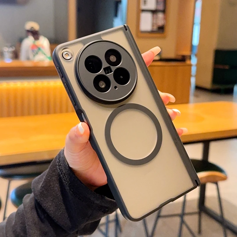 

For OPPO Find N6 Case Hard PC transparent Magnetic wireless charging Protective Back Cover Case For OPPO Find N6 N5 Phone Shell