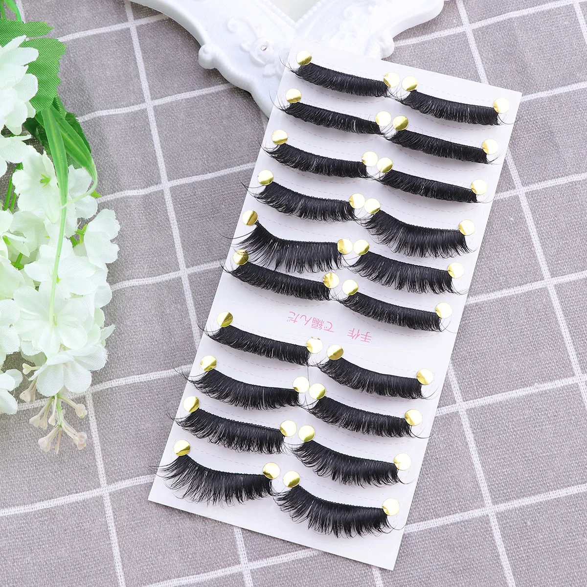 

Waterproof Eyelashes 3D Imitation Dense Long Eyelashes For Women Makeup Party Daily Use Comfortable Long