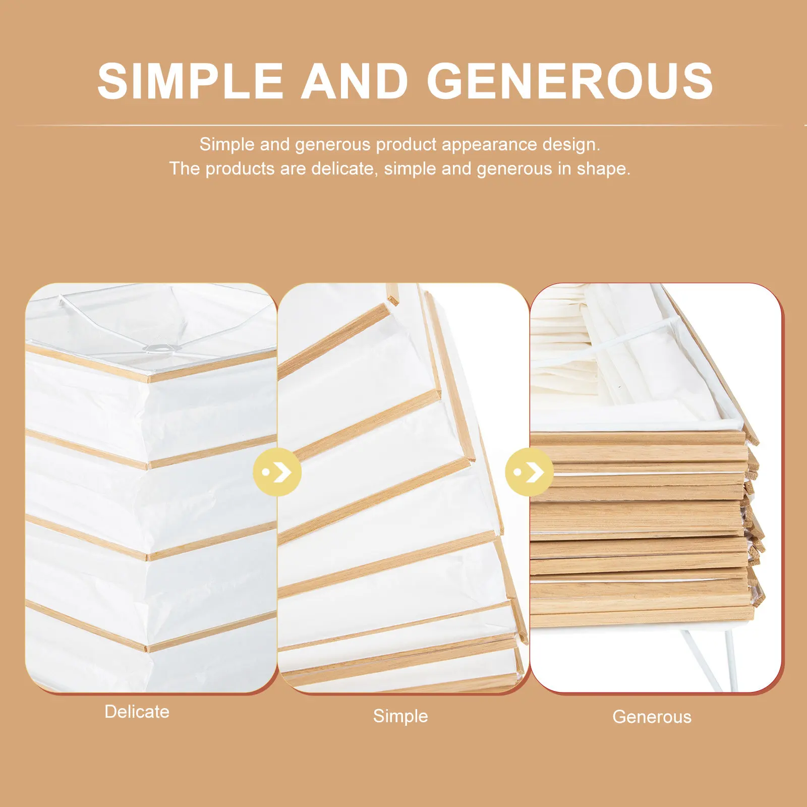 Paper Floor Lamp Shade Vertical Cover Decorative Lighting Replace Lampshade for Home Hotel Dorm Floor Lamp Shade