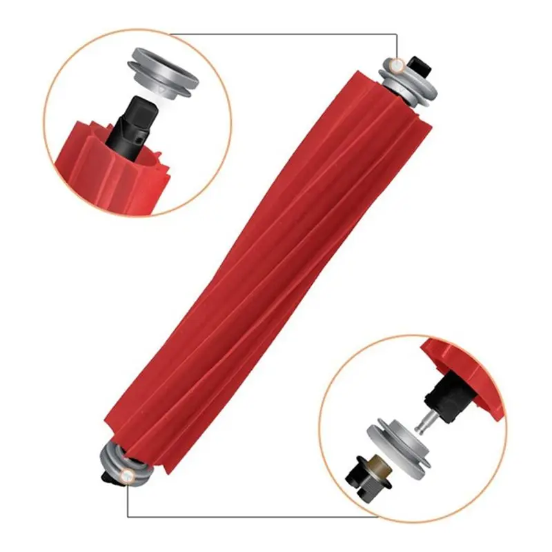 JHD For Roborock Q7 / Q7+ / Q7 Max+ Sweeping Robot Main Side Brush Mop Filter Dust Bag Main Brush Cover Set