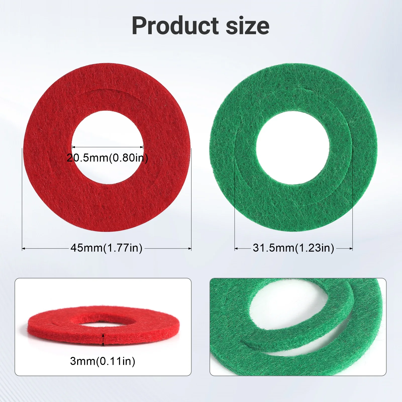 1/5/10 Set Battery Terminal Anti-Corrosion Washers Auto Car Fiber Battery Terminal Protector Gasket Pad Car Battery Shim