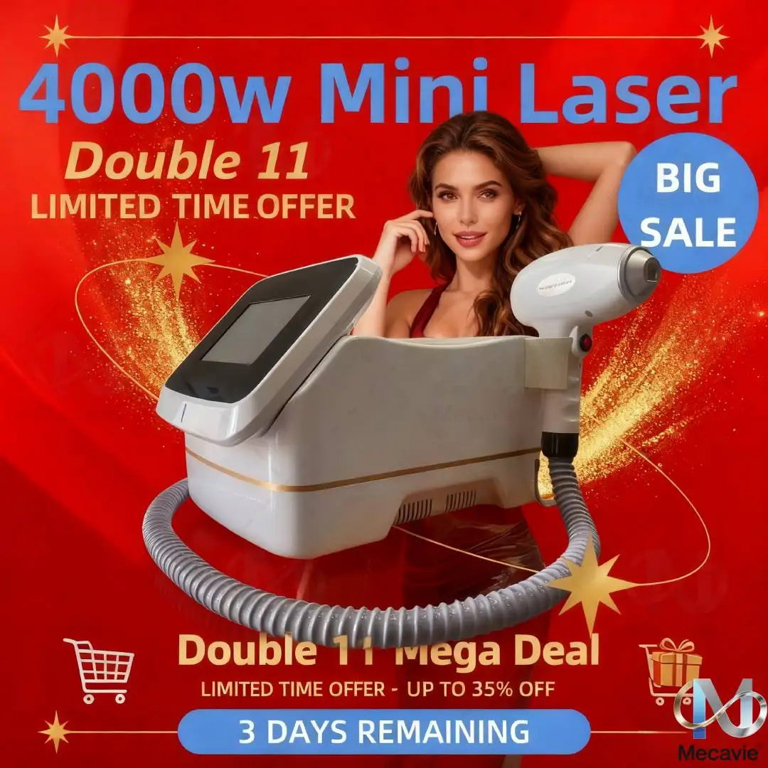 2026 أحدث آلة إزالة الشعر الدائم بالليزر ديود المحمولة المهنية 4000 واط 808nm الكسندريت معدات أدوات التجميل المنزلية #2