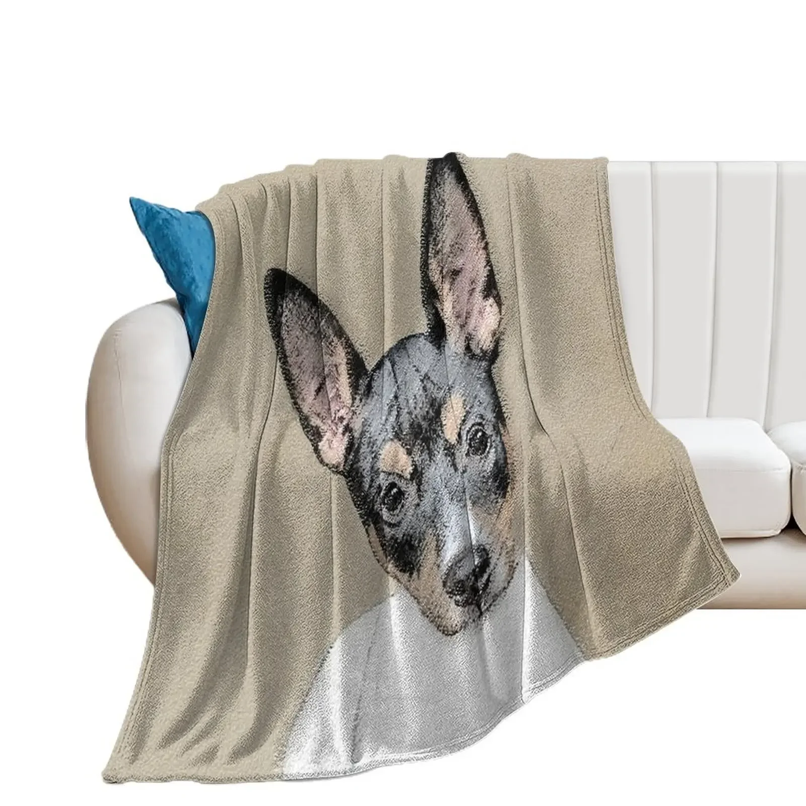 

Rat Terrier Throw Blanket Thermal Sofa Quilt sofa bed Blankets