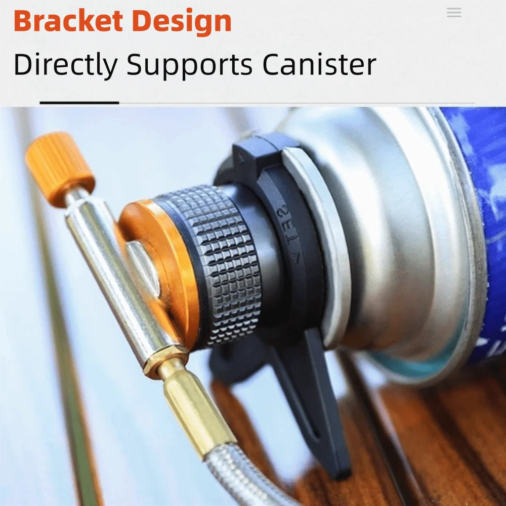 

Stand Included Gas Refill Adapters Professional Compact Canister Adapter Portable Universa Camping Stove Adapter
