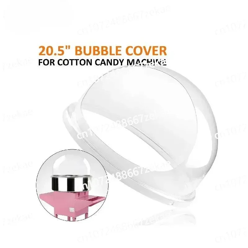 

21" Commercial Cotton Candy Machine Cover Clear Floss Sugar Maker Bubble Shield Dome Childrens Party Holiday Celebration