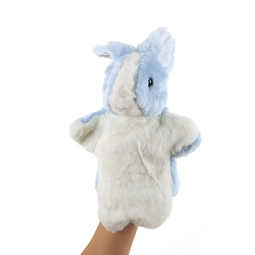 Cute Plush Rabbit Bunny Hand Puppet Soft Cartoon 8 Colors Finger Puppet Teaching