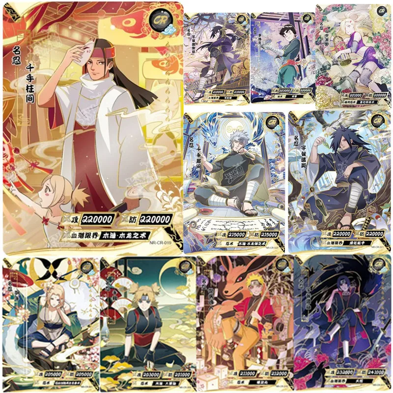 Japanese Anime Naruto Card CR Card Full Series NO.01-22 Uzumaki Naruto Character Collection Card Children's Toy Christmas Gift