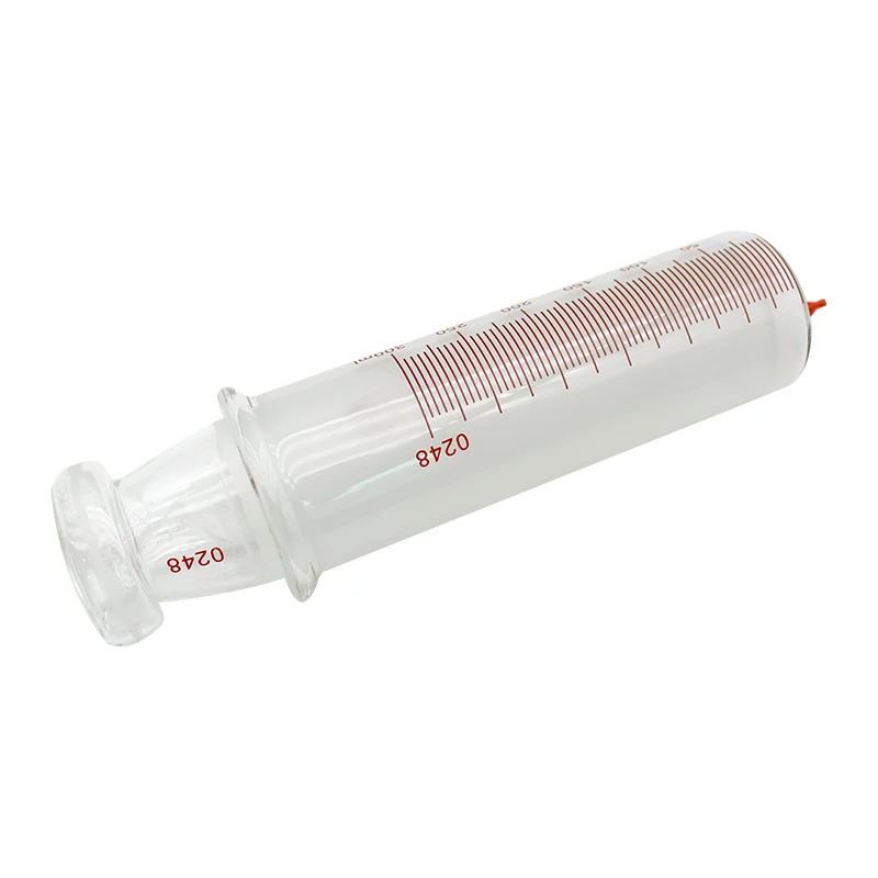 Large Glass Syringes 300ml with Glass Caliber / Ruhr Locks Caliber Glass Enema Sausage Device Sample Extractor Injector 300 CC