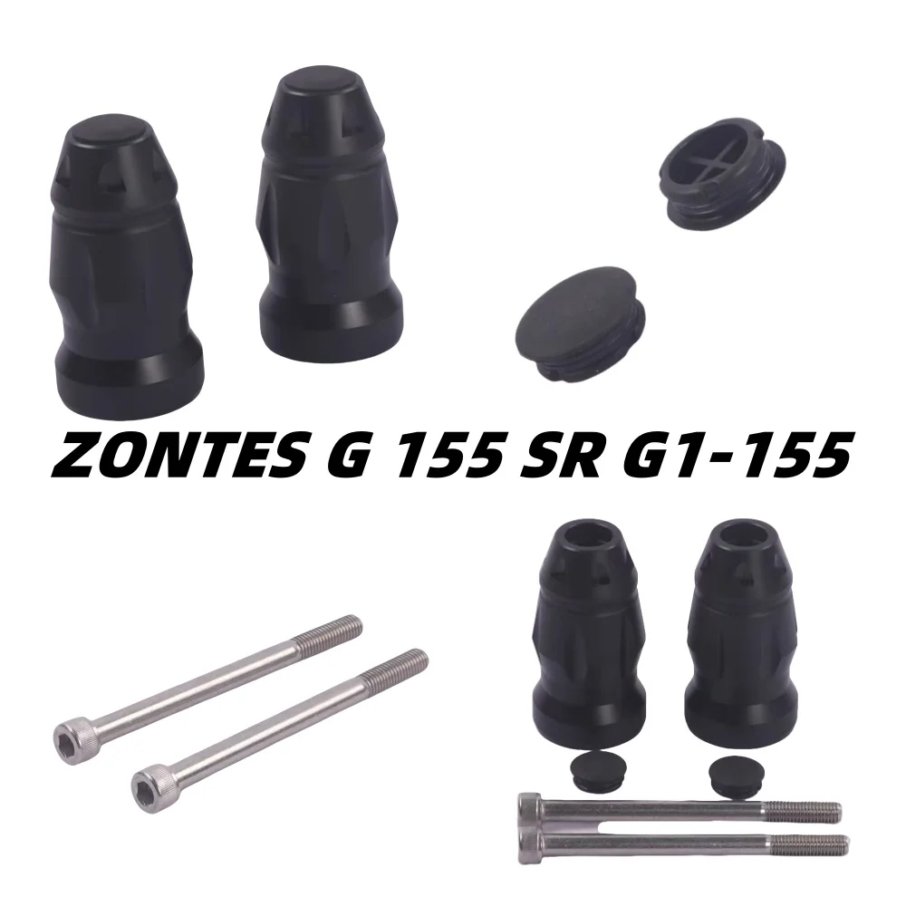 Accessoires de moto pour Zontes g 155 Sr pare-chocs G1-155 anti-chute Gguard plus récent colle de protection pour cires Sr / G1