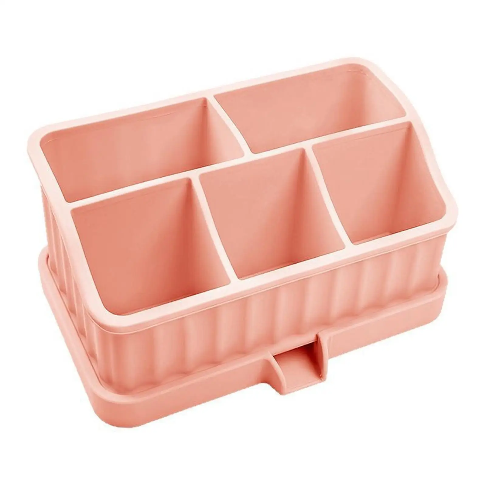Multifunctional Toothbrush Holder Makeup Storage Box Detachable Soap Tray for Vanity Office Bathroom Accessory