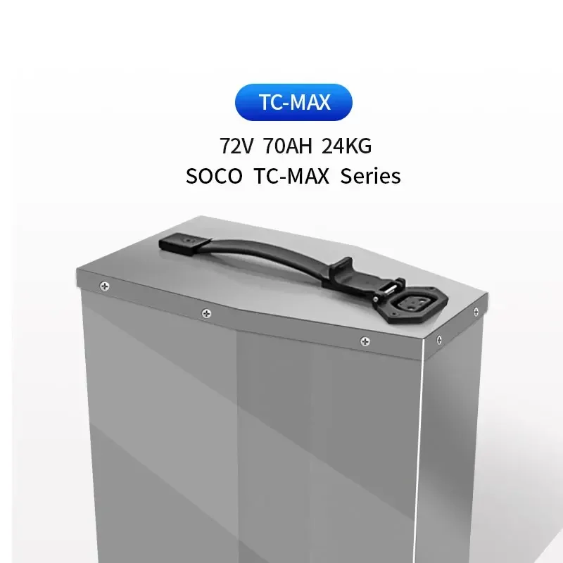 Super SOCO TC Max Battery Ant 72V 70AH 300A BMS Batteries Bluetooth Direct Replacement Speed-up Controller Fast Charger TC-Max